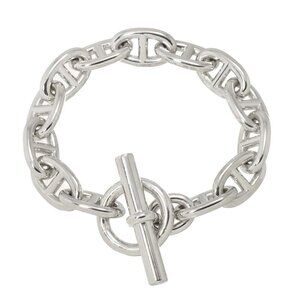 HERMES Chaine dancre TGM Bracelet Silver 925 90281913